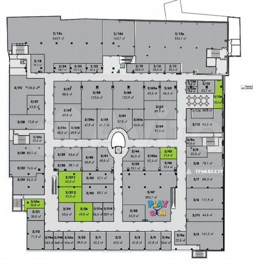 Сдам торговое помещение, 52 м²