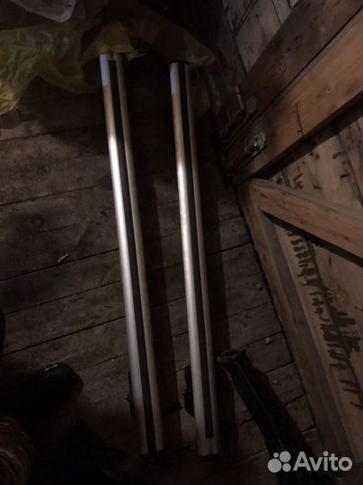 Поперечины на рейлинги Pajero sport