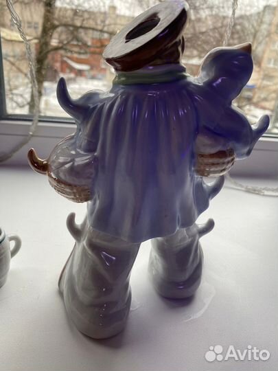 Статуэтка «Штоф Бюргер» с гусями» Фарфор