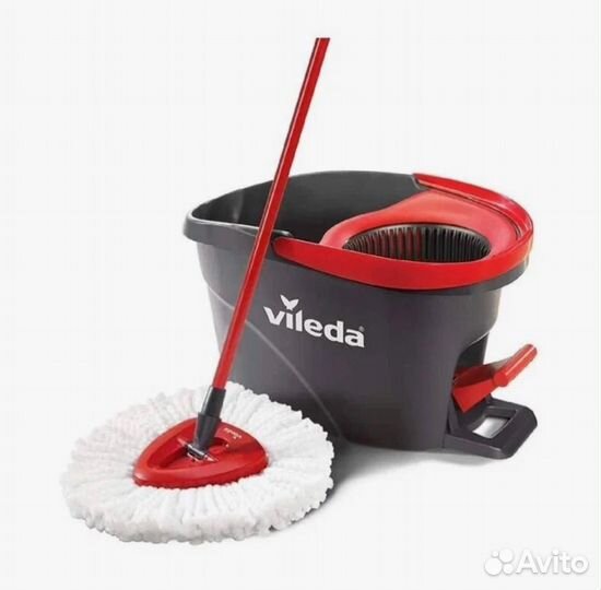Швабра с ведром vileda turbo