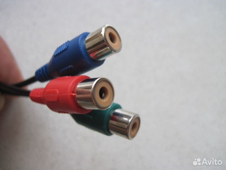 Переходник Jack 3.5mm 4 контакта (male) - 3x Jack