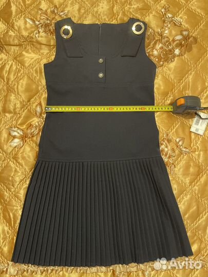 Школьный сарафан синий 134-140, 8-9 лет