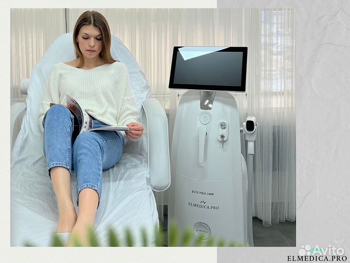 Диодный лазер ElMedica MaxOne 1200, рассрочка