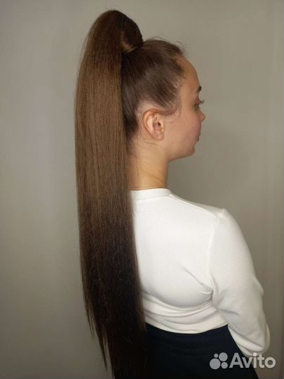 Волосы в хвосты