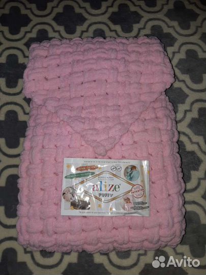 Плед на выписку 85/85см