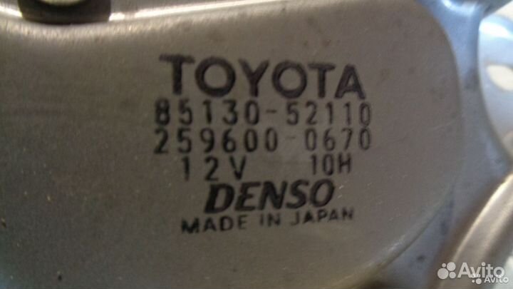 Моторчик стеклоочистителя задний Toyota Yaris 2