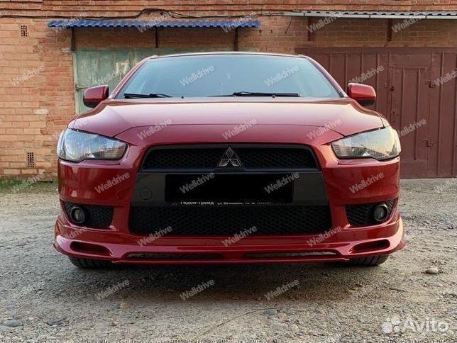 Обвес Mitsubishi Lancer X Zodiak 1 труба дорестайл