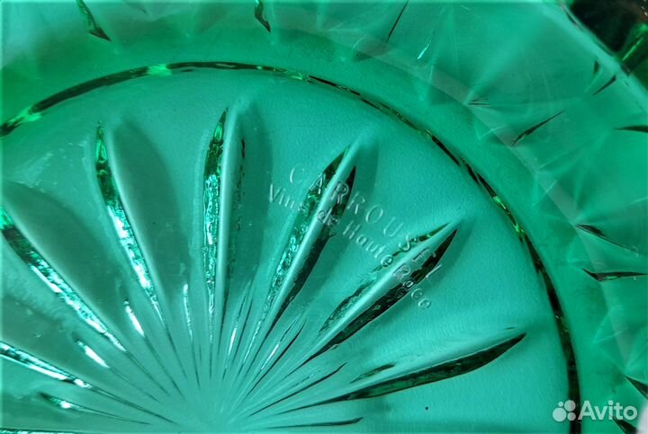 Изумрудная пепельница, винтаж