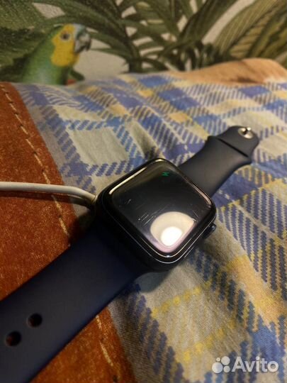Apple watch series 6 44mm, синие