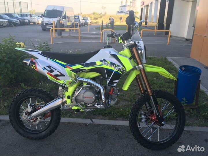 Питбайк Motoland MX125 зеленый