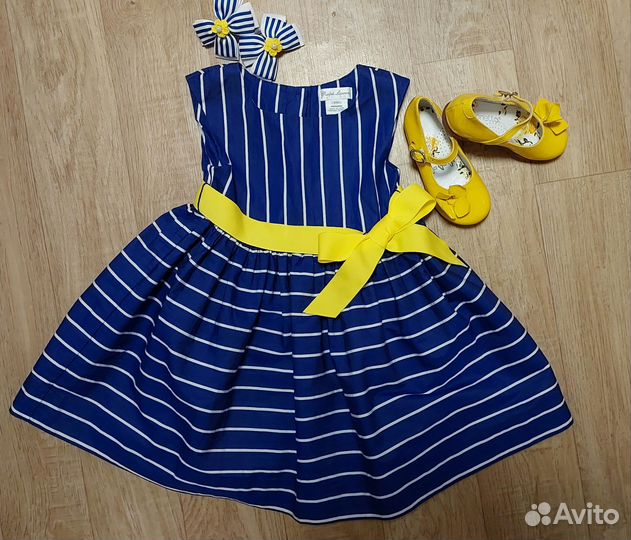 Ralf lauren платье 86-92 туфельки simonetta 22р