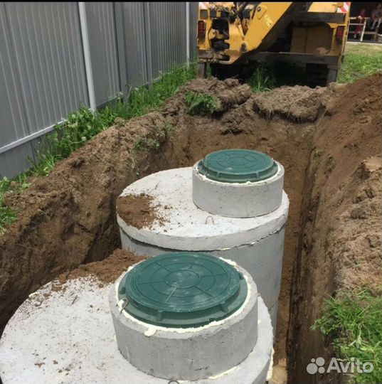 Сливные ямы Септики под ключ Канализации