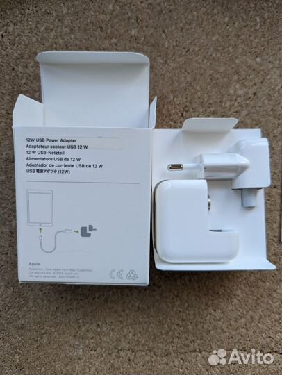Адаптер питания Apple 12W USB