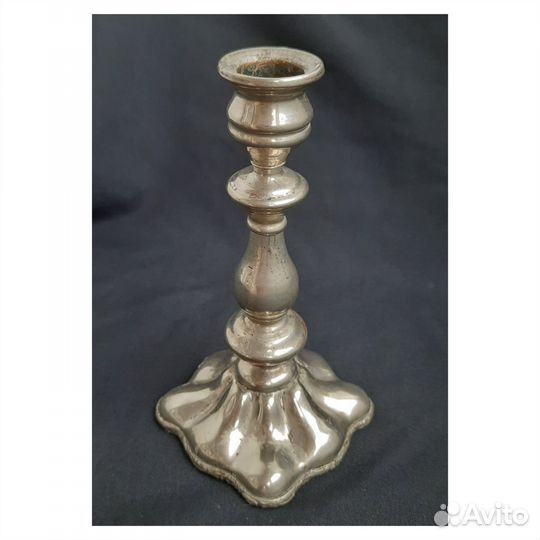 Старинный подсвечник. Fraget, Варшава, Серебрение