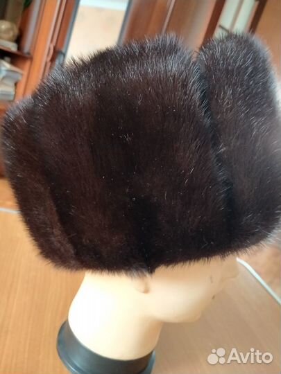 Норковая шапка мужская