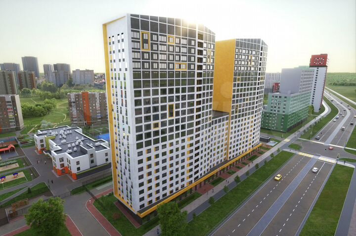 2-к. квартира, 47,8 м², 22/23 эт.