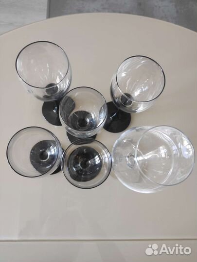 Фужеры для шампанского и вина