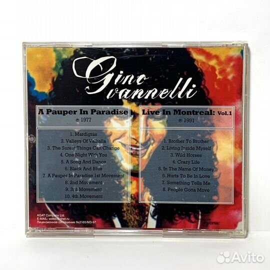 CD диск Gino Vannelli 