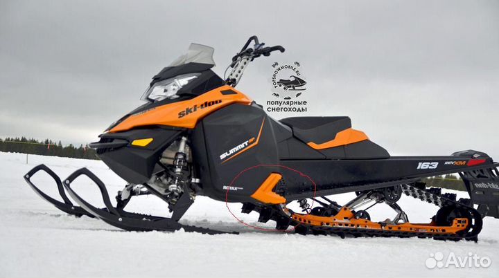Ниж лев боковая панель снегоход Ski-Doo 502007278