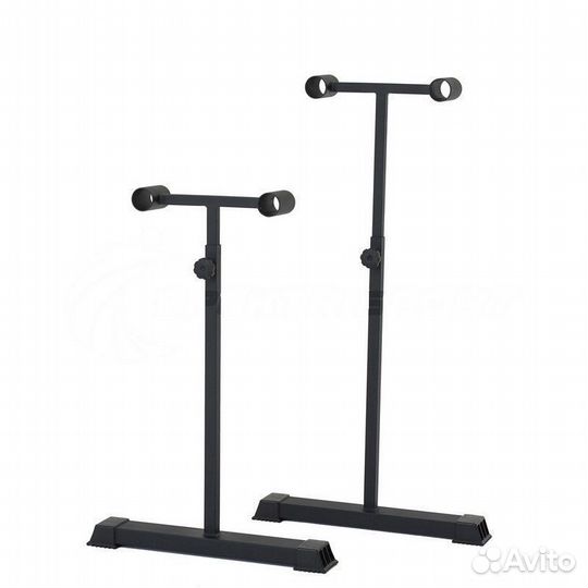 Переносной хореографический станок регулируемый Дубль Опоры - нерж. сталь, Поручни - дуб Pioner A142