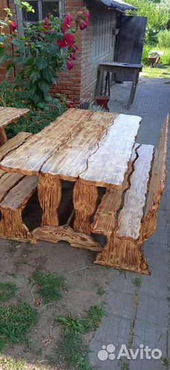 Мебель садовая, массив дерева