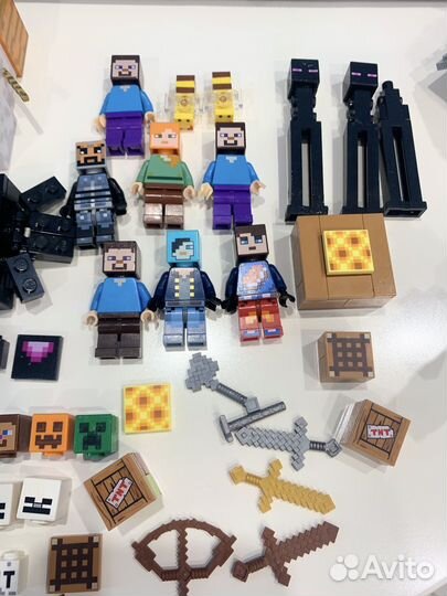 Lego лего майнкрафт минифигурки