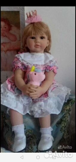 Кукла реборн.60 см Маленькая принцесса