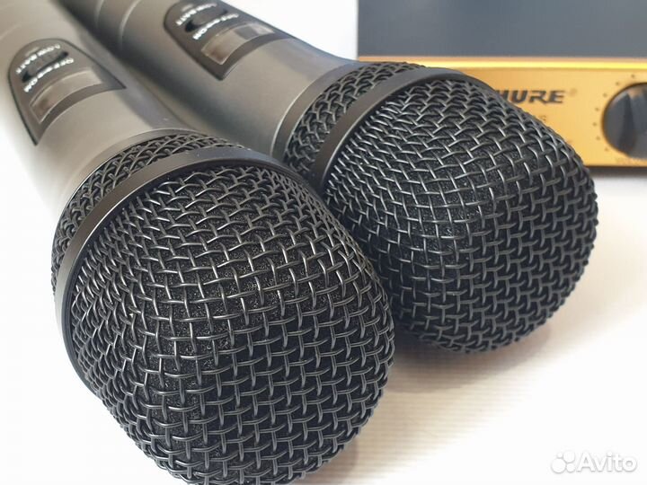 Беспроводная караоке система с 2 микрофонами