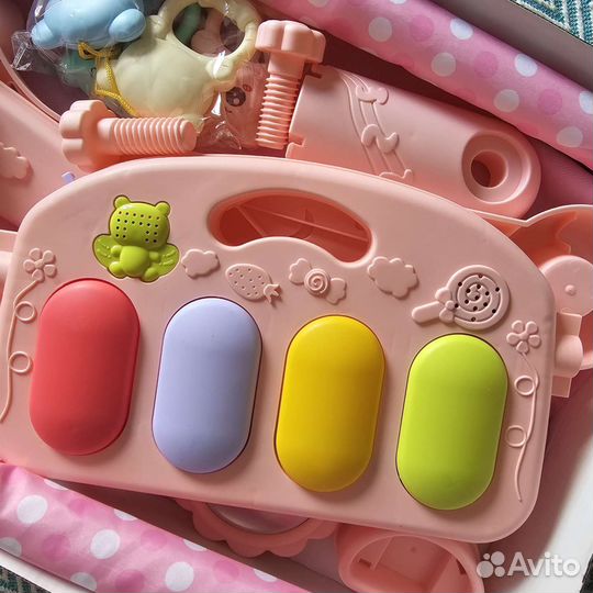 Развивающий музыкальный коврик с пианино. Новый