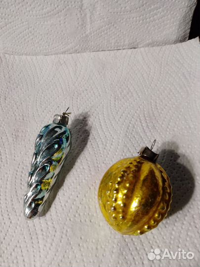 Елочные игрушки СССР