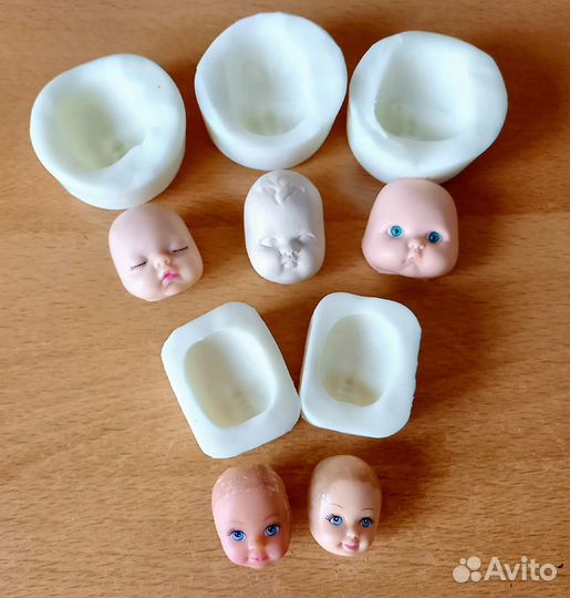 Силиконовые молды для ватных игрушек 1. Добавила