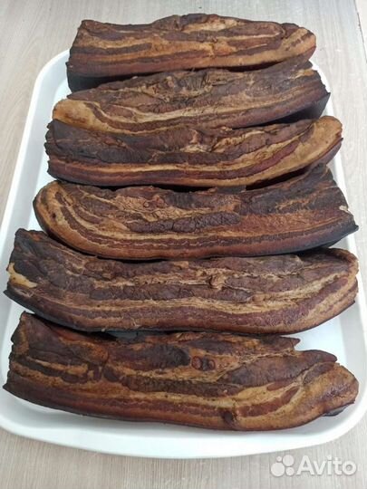 Грудинка горячего копчения