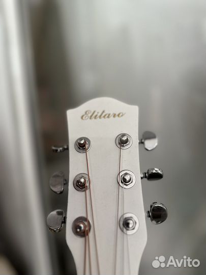 Акустическая гитара Elitaro белый