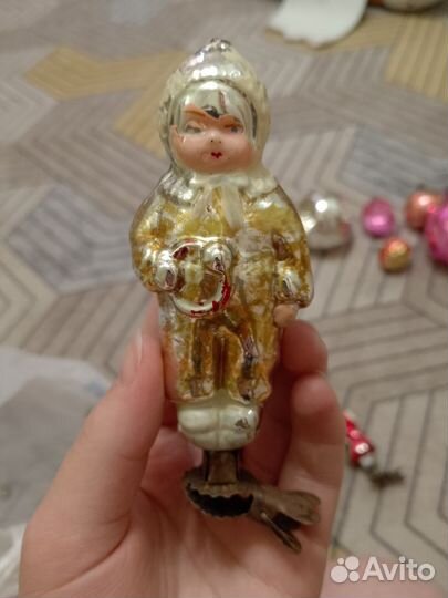 Елочные игрушки СССР на прищепке