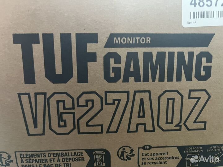 Игровой монитор Asus TUF Gaming 165 гц