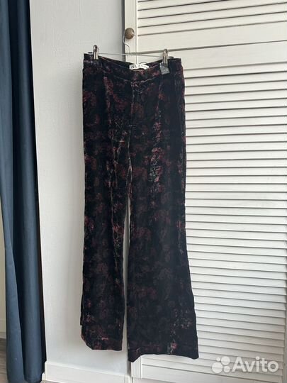 Брюки Zara бархатные