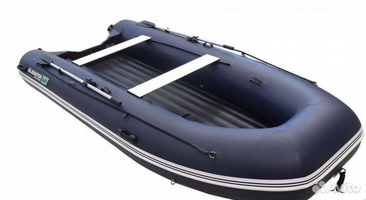 Надувная лодка gladiator E420PRO темно-синий