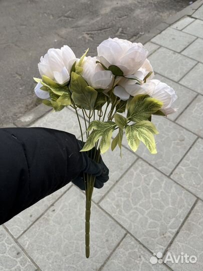 Искусственные цветы пионы