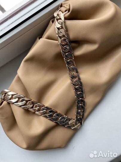 Сумка бежевая mango