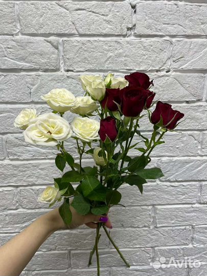 Цветы розы букет