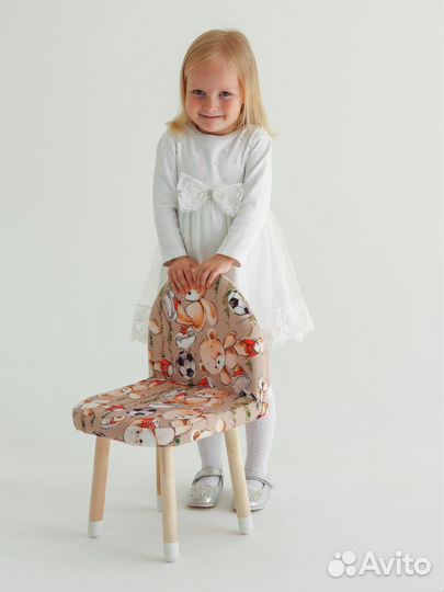 Мягкий детский стульчик от 1,5 до 4 лет