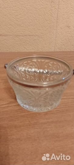 Ваза для фруктов хрустальная СССР