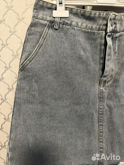 Джинсовая юбка новая 44 размер