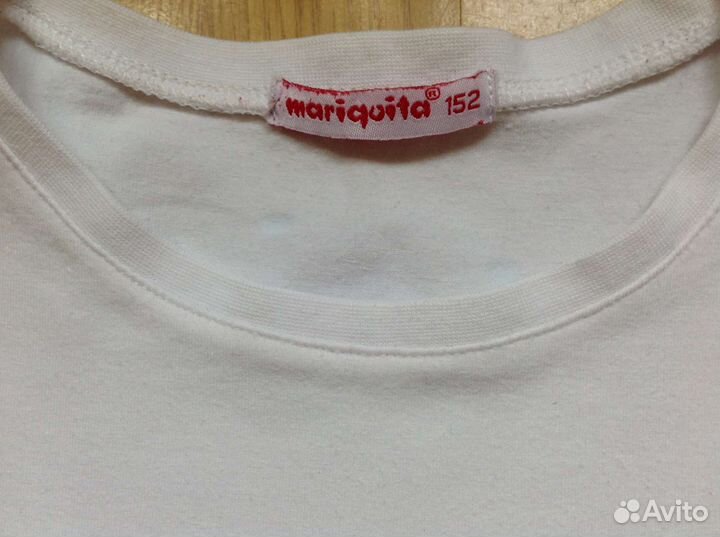 Блузка детская рост 152 см, хлопок Польша