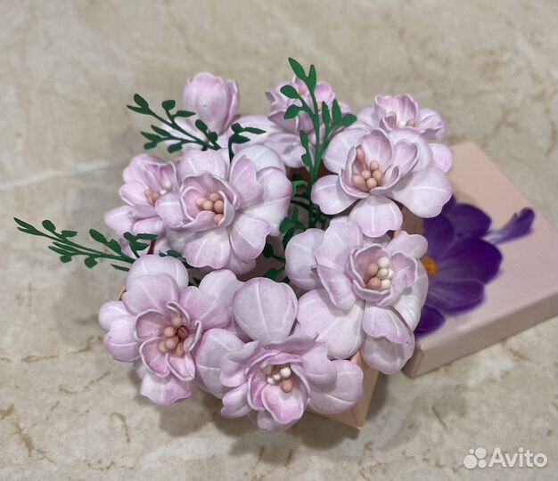 Цветы для рукоделия и скрапбукинга ручная работа