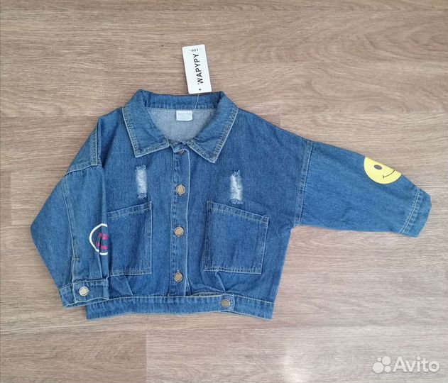 Джинсовка детская оверсайз