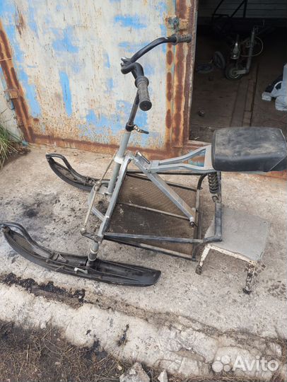 Лыжный модуль для мотобуксировщика