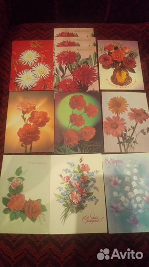 Календарики, открытки СССР