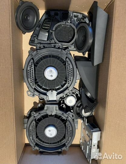 Аудиосистема штатная bmw x5 и заглушки новая