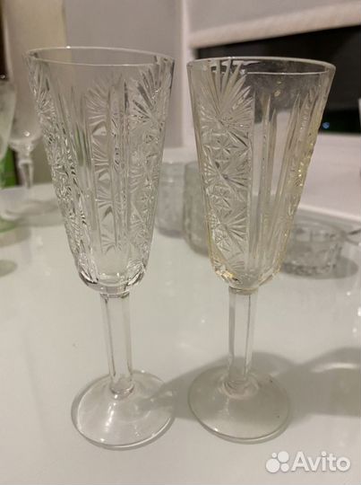 Хрусталь СССР стопки, бокалы, рюмки